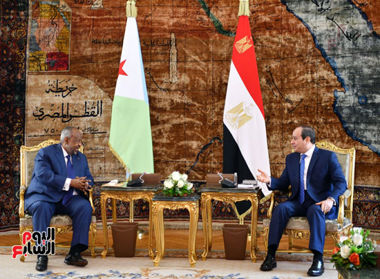 لقاء الرئيس عبد الفتاح السيسى ورئيس جيبوتى (14)