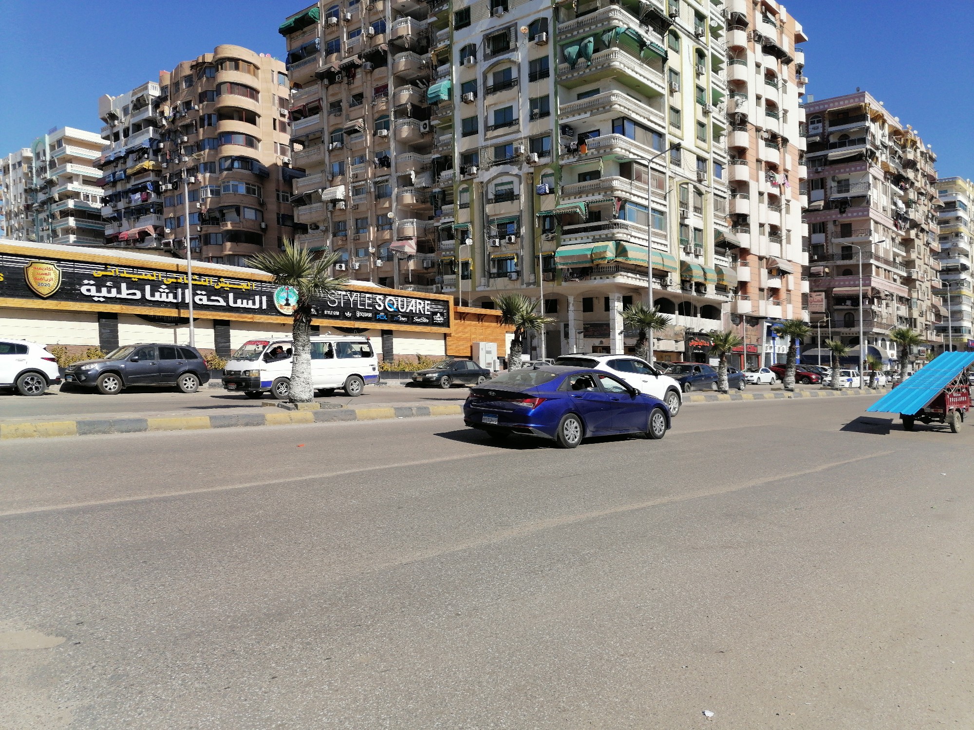 شوارع حي المناخ بورسعيد اليوم الثلاثاء الان