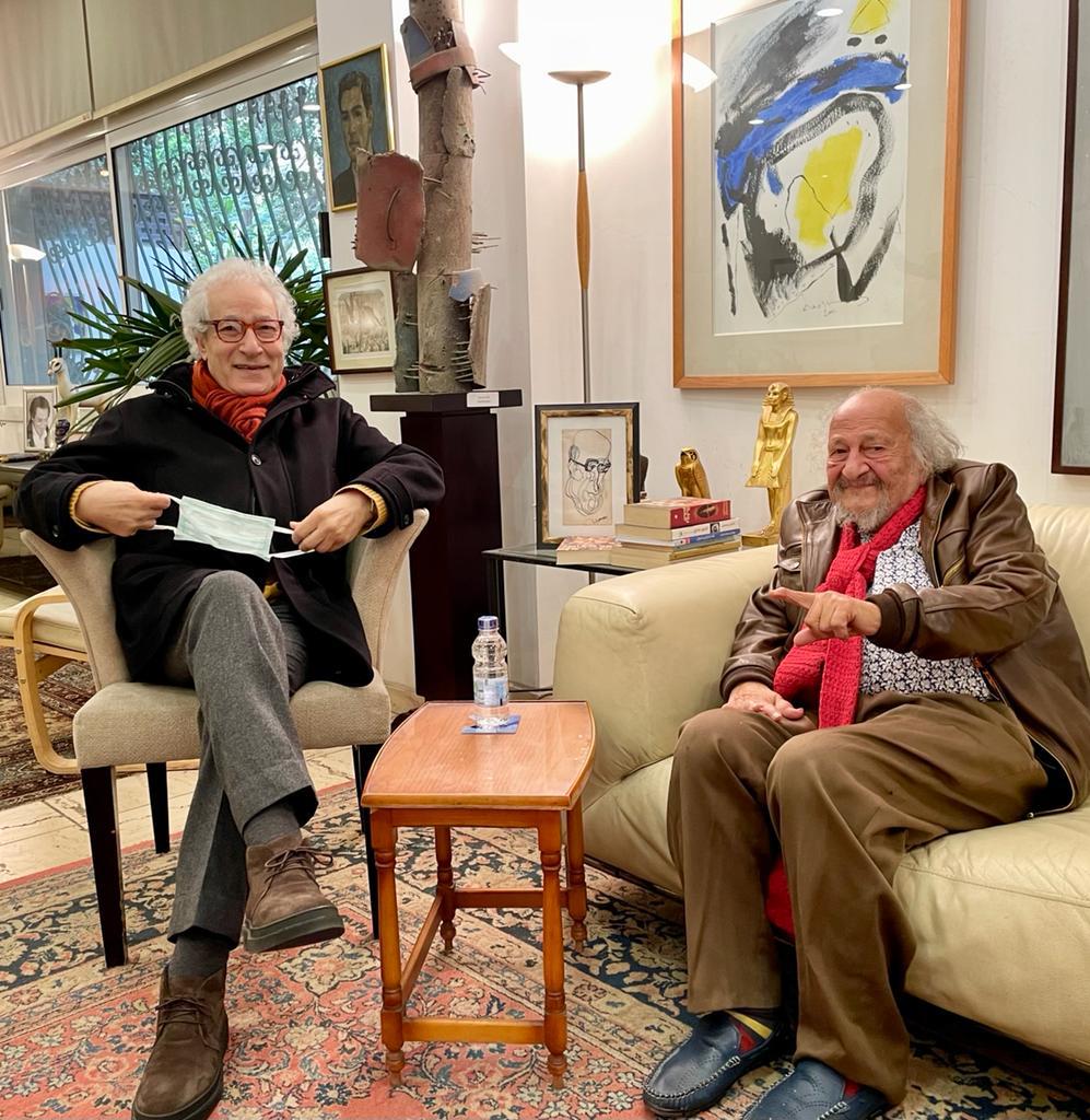 فاروق حسنى وجورج بهجورى