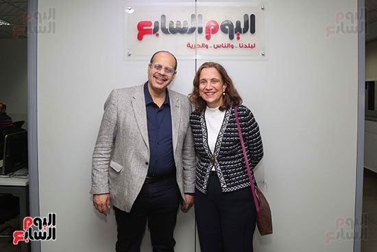 سفيرة كولومبيا بالقاهرة فى اليوم السابع (2)