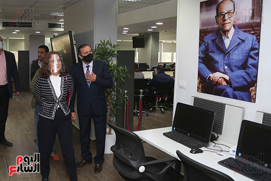 سفيرة كولومبيا بالقاهرة فى اليوم السابع (1)