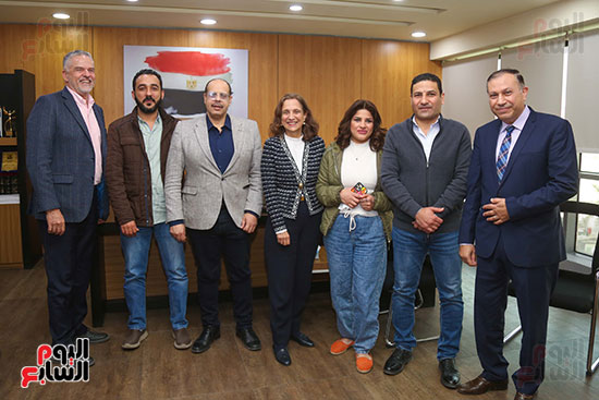 سفيرة كولومبيا بالقاهرة فى اليوم السابع (3)