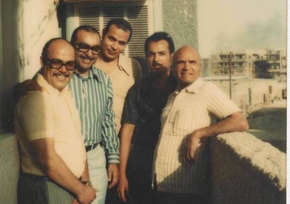 الإذاعى أحمد رشوان مع أصدقائه الإذاعيين