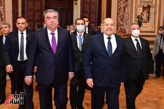 المستشار عبد الوهاب عبد الرازق رئيس مجلس الشيوخ يستقبل رئيس جمهورية طاجيكستان (2)