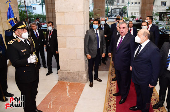 المستشار عبد الوهاب عبد الرازق رئيس مجلس الشيوخ يستقبل رئيس جمهورية طاجيكستان (1)