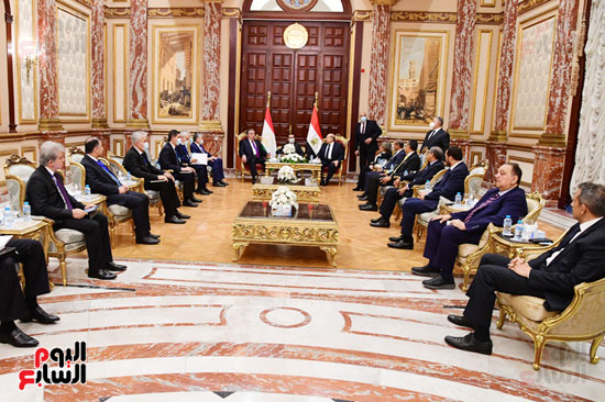 المستشار عبد الوهاب عبد الرازق رئيس مجلس الشيوخ يستقبل رئيس جمهورية طاجيكستان (6)