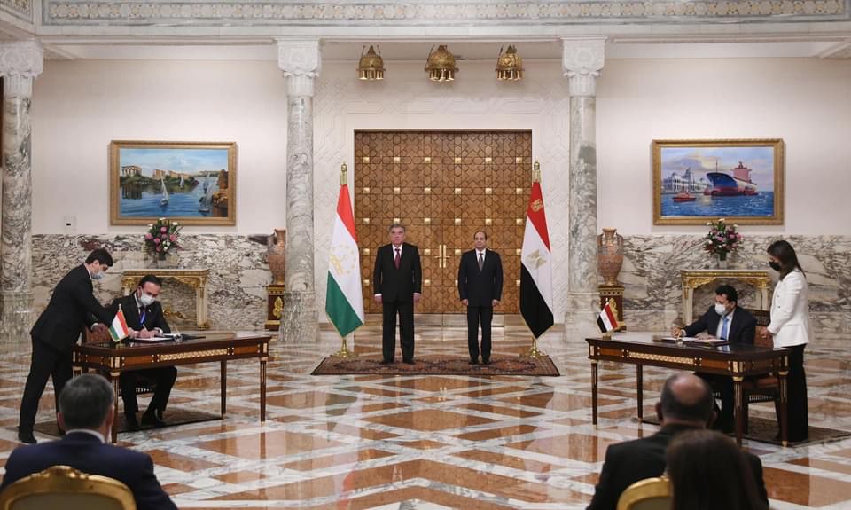 توقيع مذكرات تفاهم  واتفاقيات تعاون بين مصر وطاجيكستان (4)