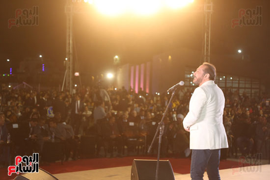  فعاليات مهرجان أبيدوس للموسيقى والغناء وحفل الفنان على الحجار (44)