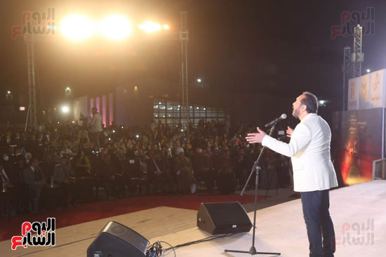  فعاليات مهرجان أبيدوس للموسيقى والغناء وحفل الفنان على الحجار (36)