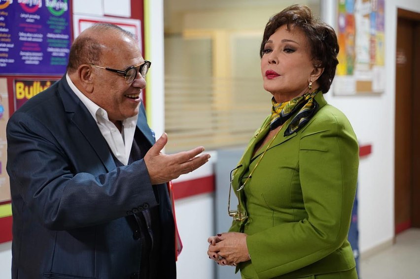 صلاح عبد الله مع لبلبة