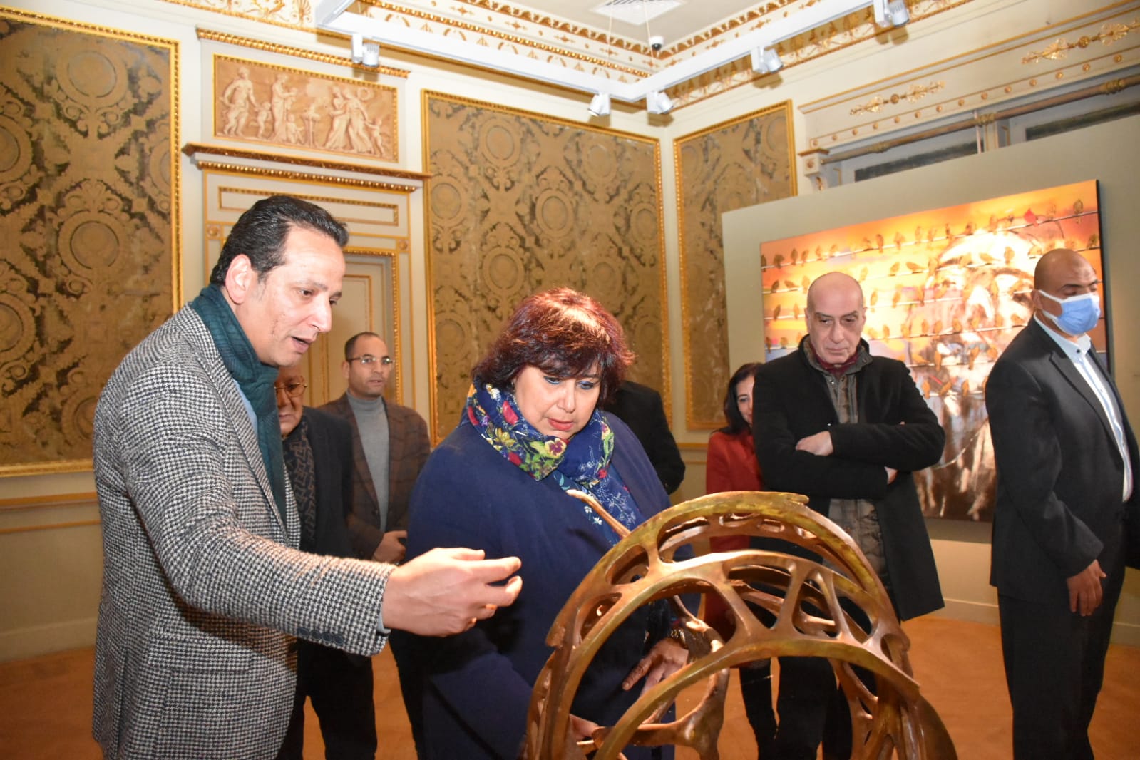 جانب من جولة وزيرة الثقافة (1)