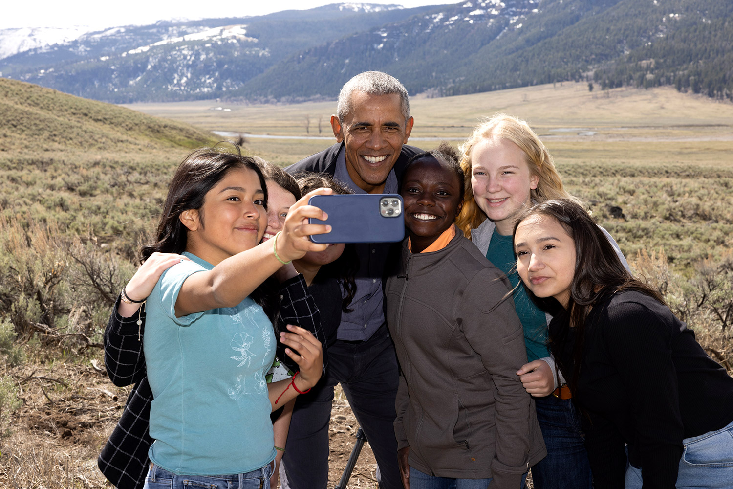 أوباما من كواليس تصوير وثائقى على نتفليكس عن الحدائق الوطنية