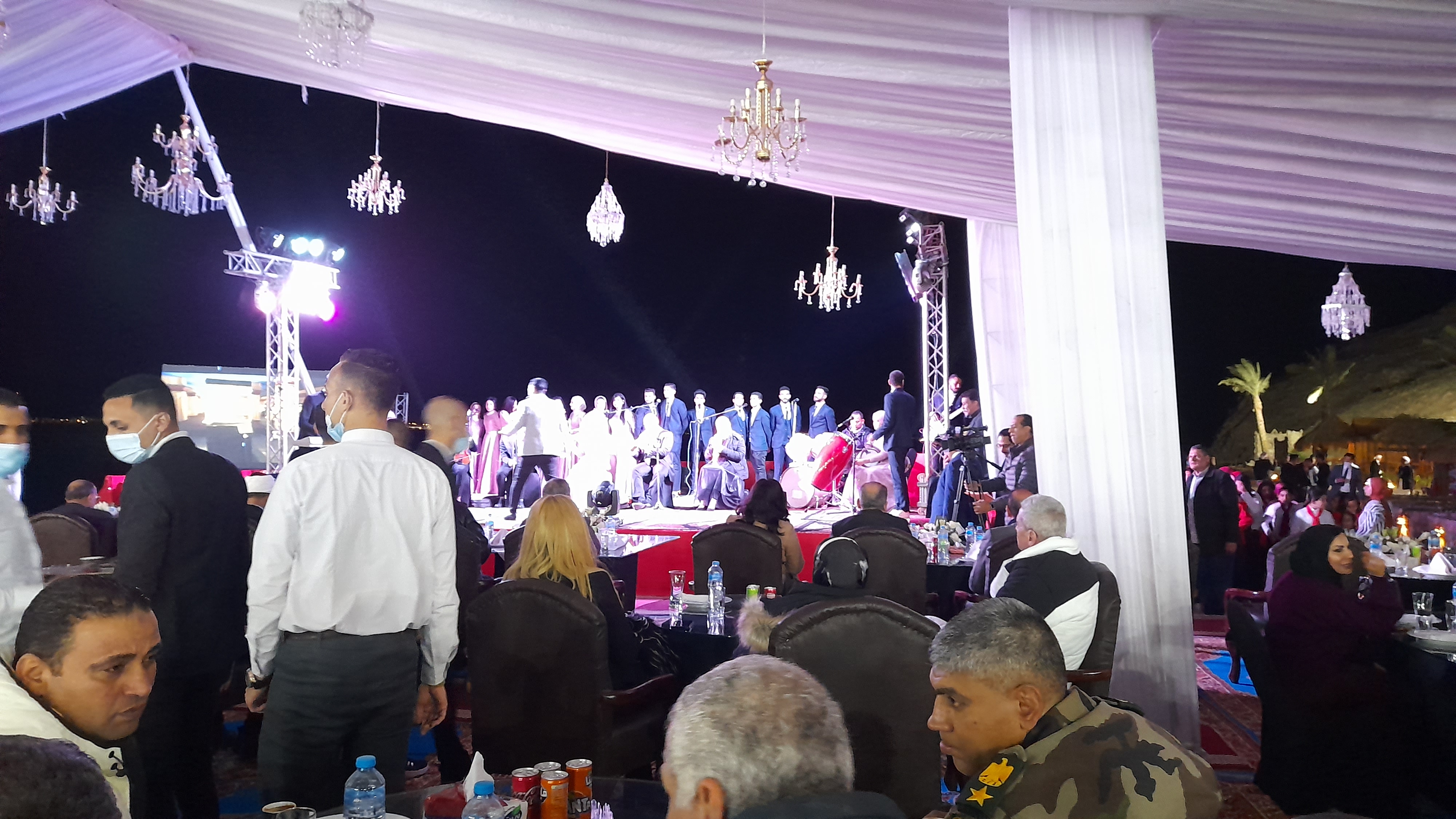 فرقة الفنون الشعبية تحيى حفلا بمناسبة ذكرى عودة طابا (4)