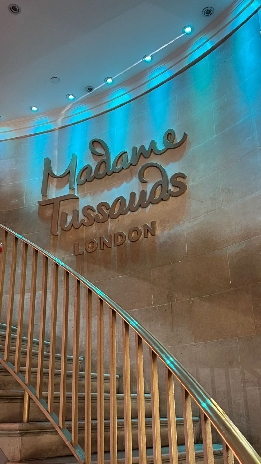 A picture from inside Madame Tussauds in London
