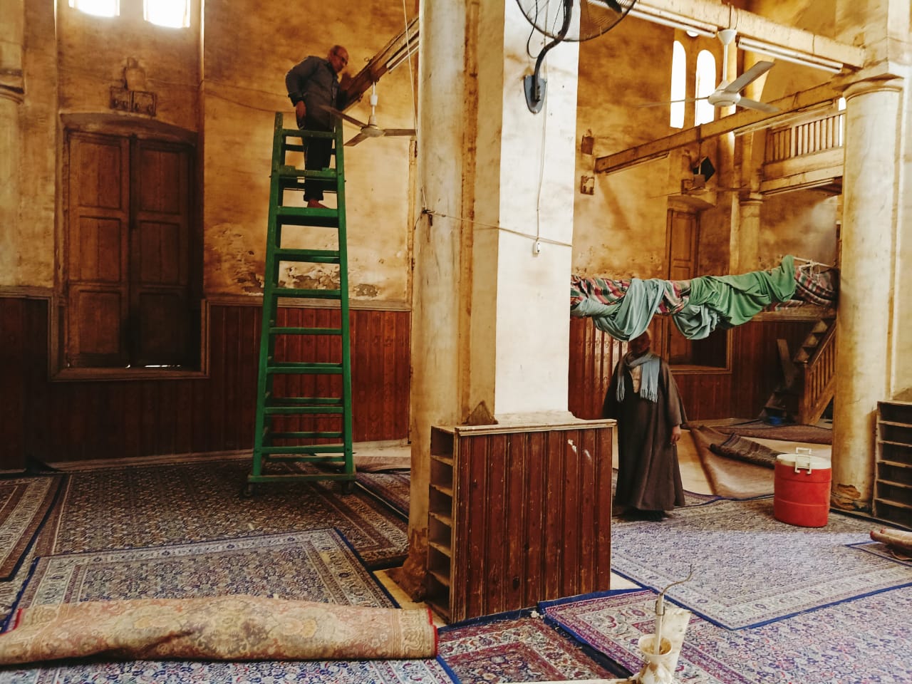 بدء إخلاء مسجد «أبو غنام» الأثرى بكفر الشيخ (1)