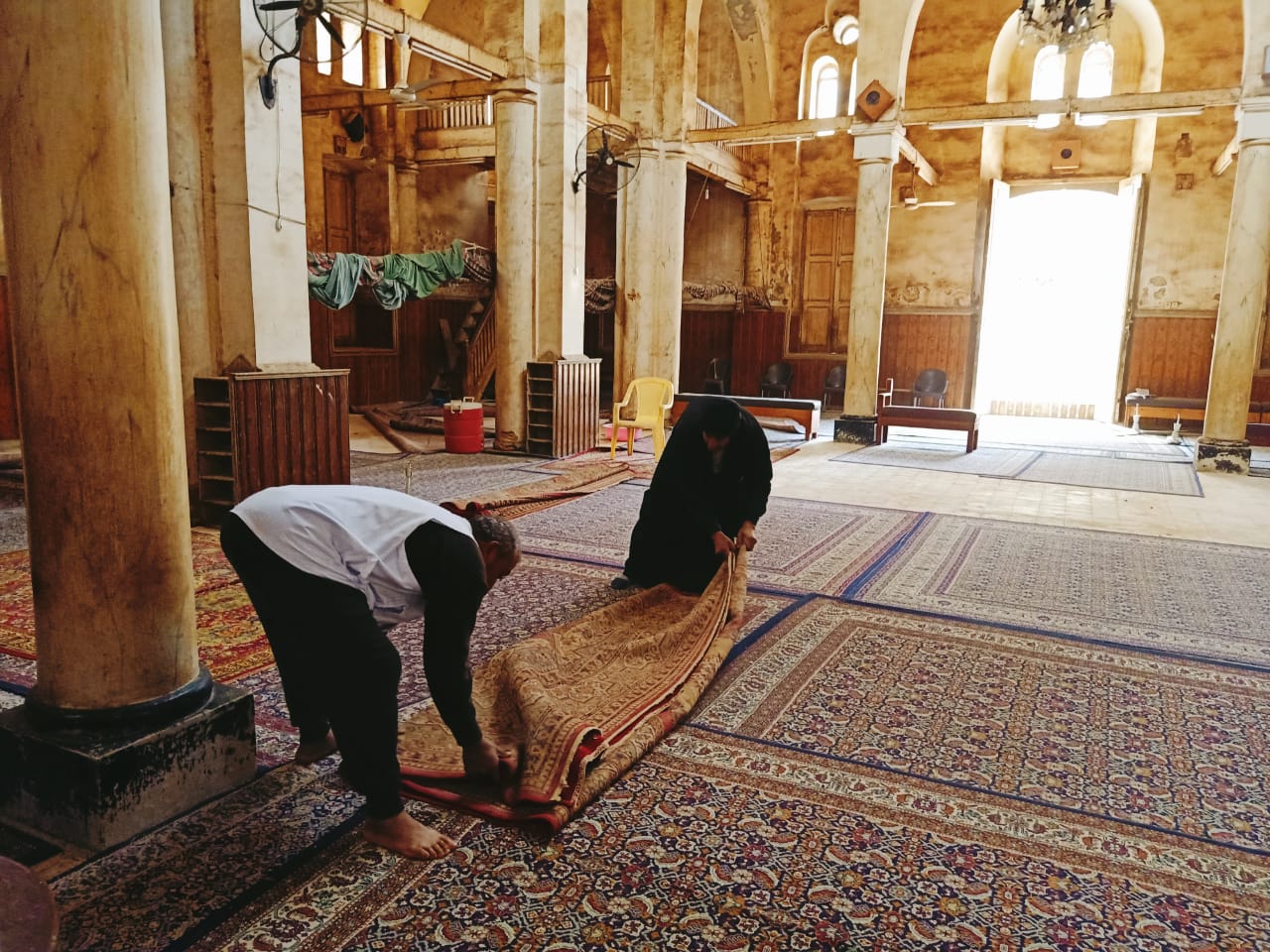 بدء إخلاء مسجد «أبو غنام» الأثرى بكفر الشيخ (4)