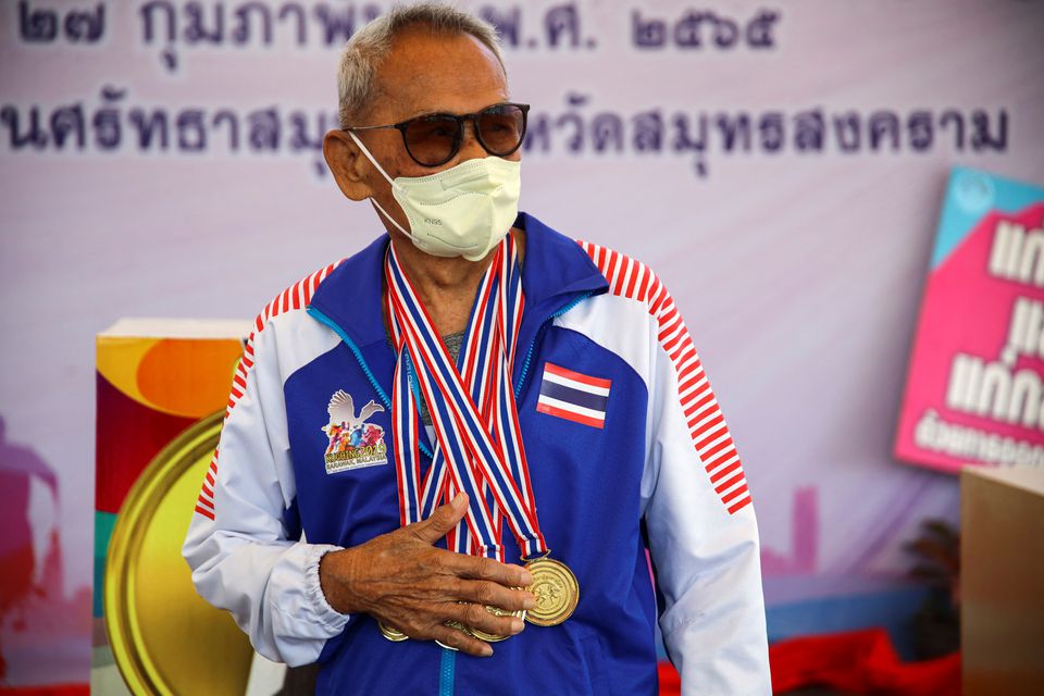مسن يحطم الرقم القياسي التايلاندي