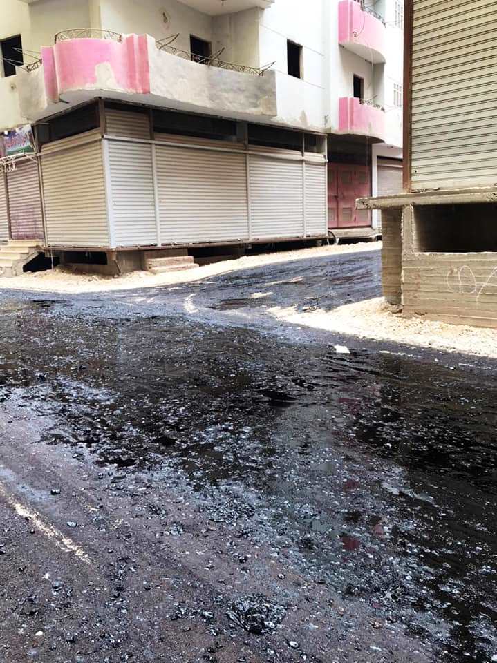 رصف 3 شوارع بمدينة أخميم (8)