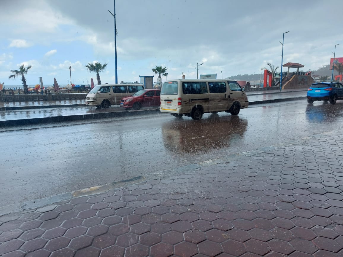 أمطار رعدية فى شهر مارس بالإسكندرية (2)