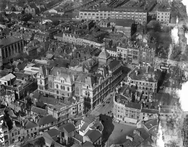 صورة تم التقاطها سنة 1921 لشوارع إنجلترا