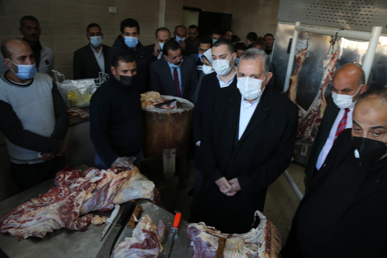 محافظ كفر الشيخ يتابع توفير اللحوم