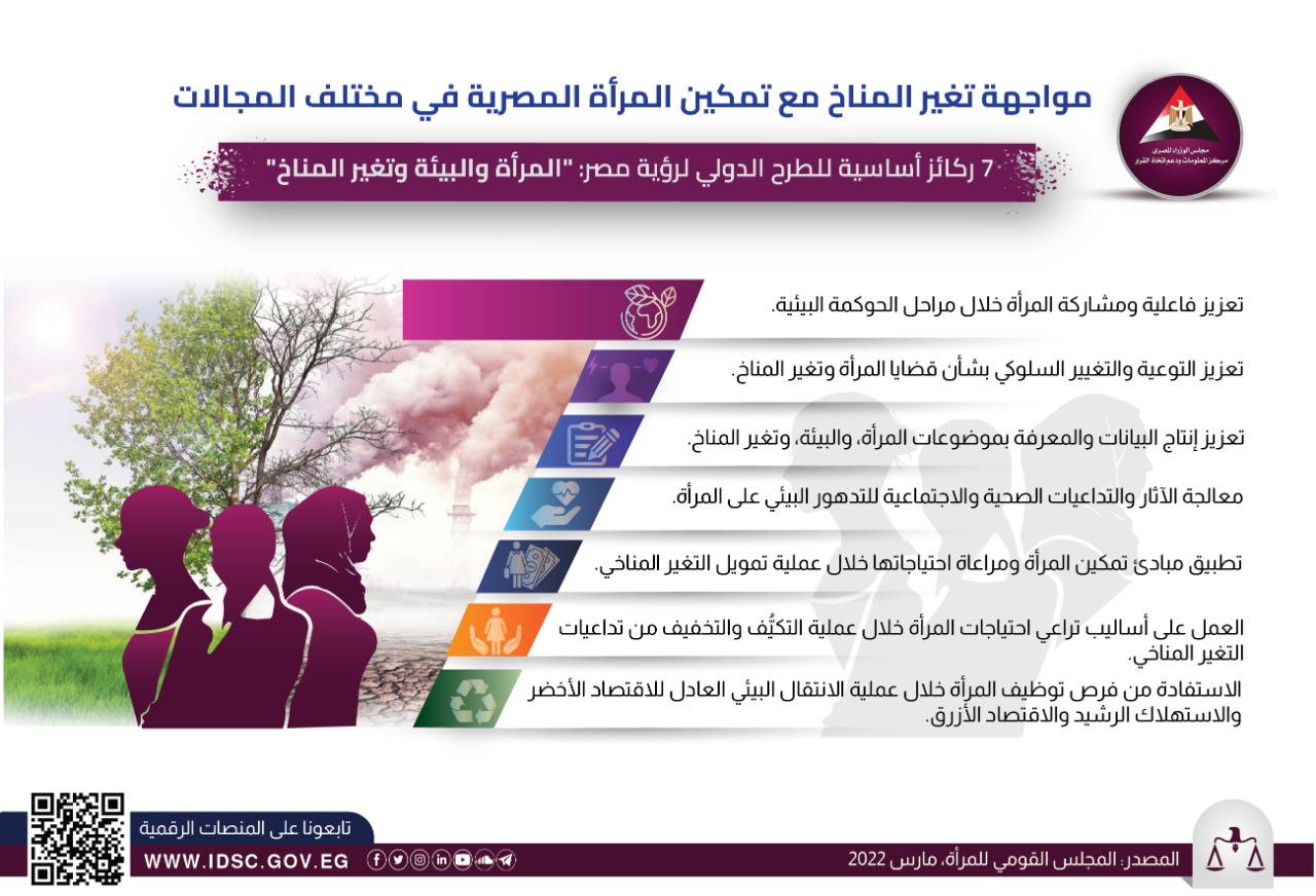 انفوجراف مركز المعلومات بمجلس الوزراء