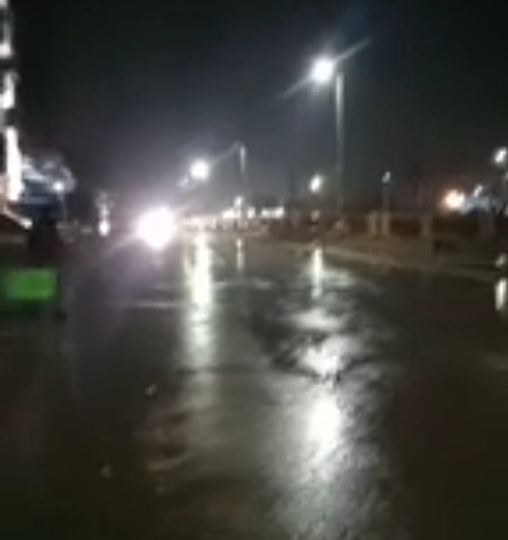 أمطار غزيرة تضرب كفر الشيخ وصوت الرعد يدوى فى سماء المحافظة