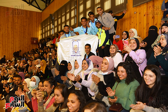 جامعة أسيوط تفتتح أسبوع الشعوب بحضور سعد والجمال وسعدة (12)