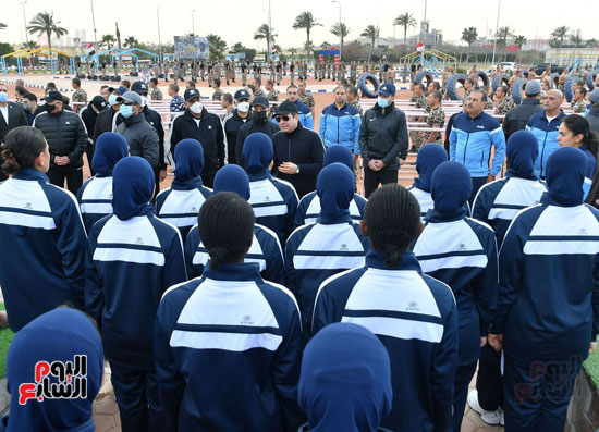 الرئيس السيسى يخاطب طلبة وطالبات أكاديمية الشرطة