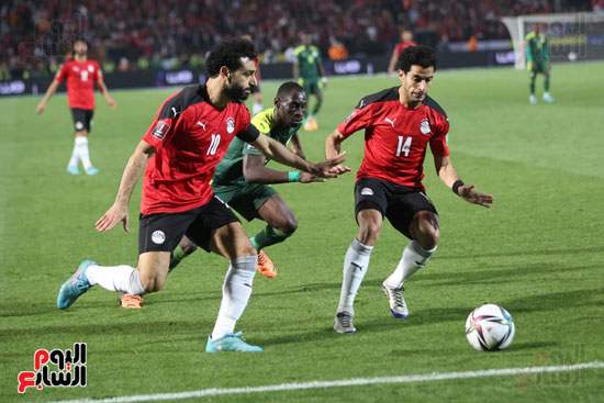 الشوط الثانى من مباراة منتخب مصر والسنغال (2)
