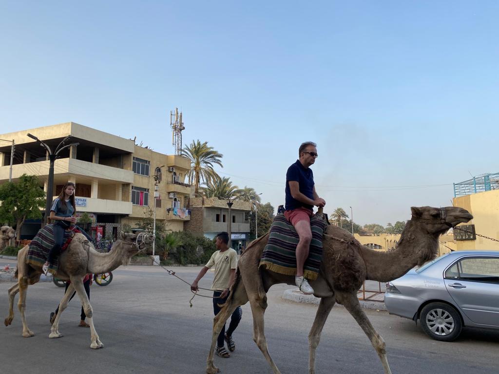 سياح العالم يستمتعون برحلة سفارى الجمال بجولات غرب الأقصر (2)