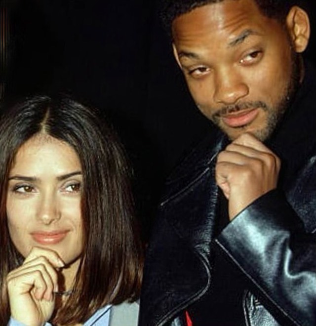 سلمى حايك وويل سميث سلمى حايك وويل سميث