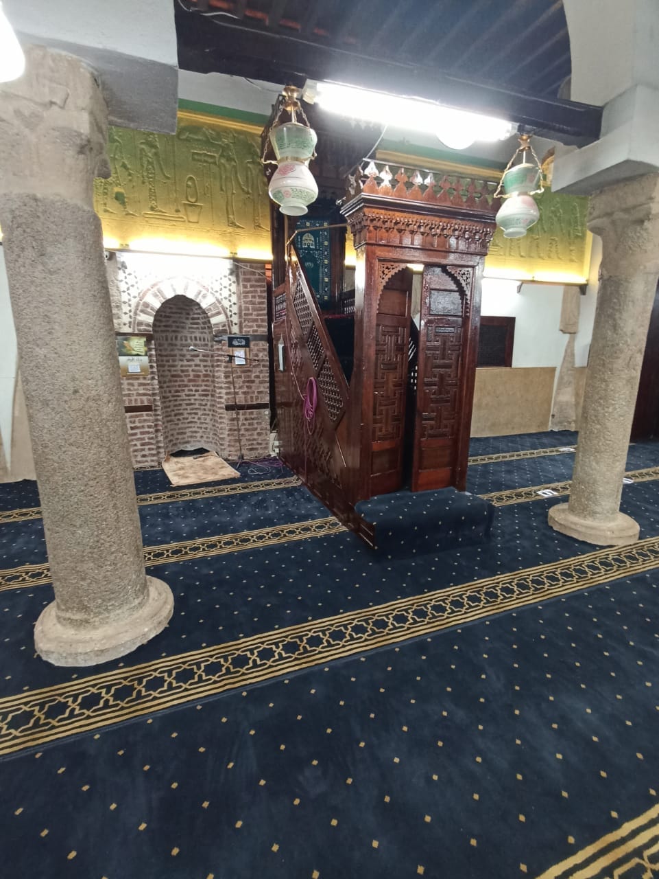 جانب من تجديدات المسجد