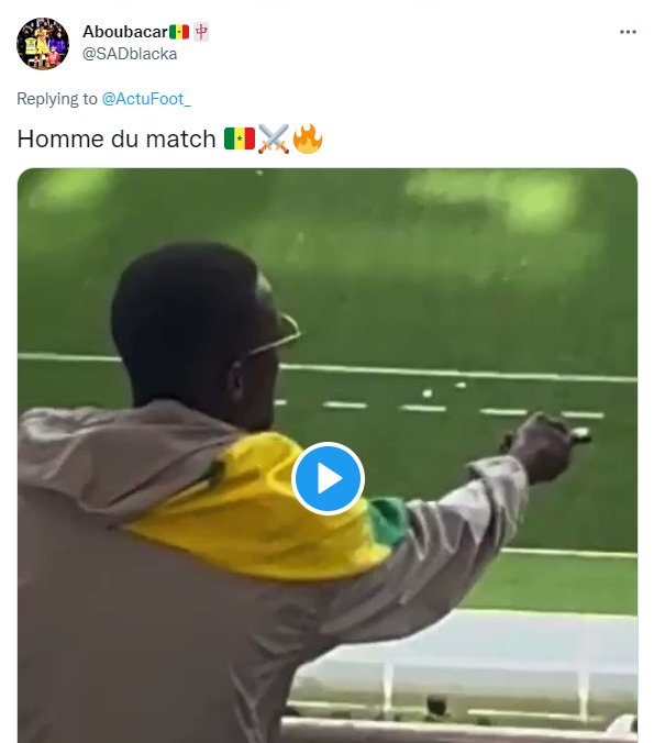 أحد مشجعى السنغال