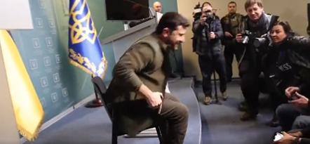 الرئيس الاوكراني فى المؤتمر الصحفي