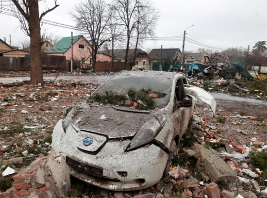 الدمار الذى لحق بأوكرانيا