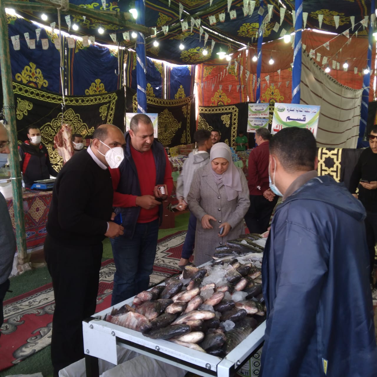 جانب من معرض «محاربة الغلاء» للسلع الغذائية بكفر الشيخ (5)