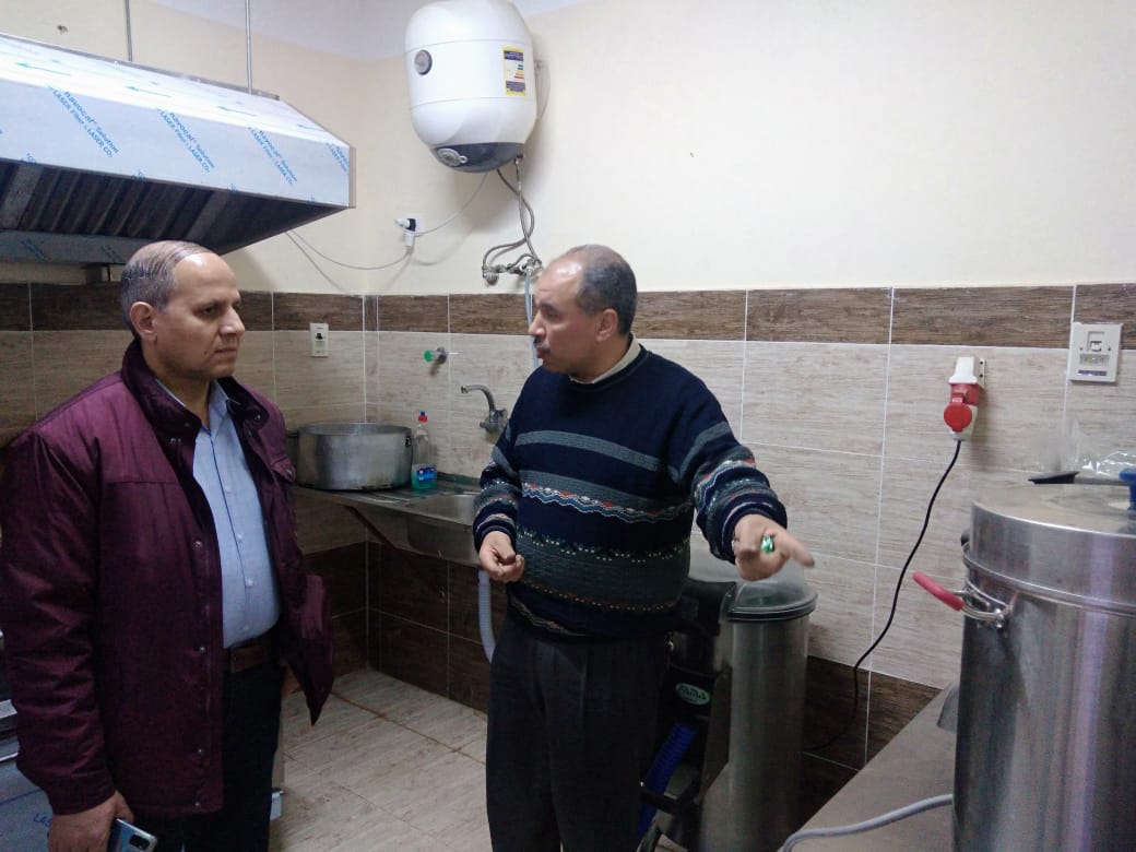 تفقد مطبخ المدرسة الفكرية