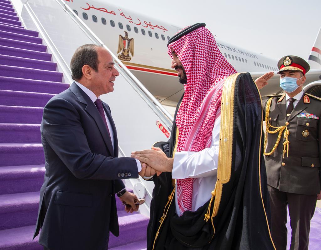 الرئيس عبدالفتاح السيسي وولى العهد السعودي الأمير محمد بن سلمان (1)