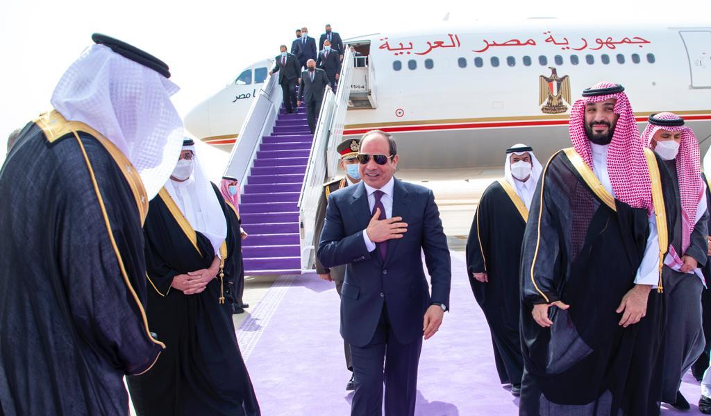 الرئيس عبدالفتاح السيسي وولى العهد السعودي الأمير محمد بن سلمان (2)