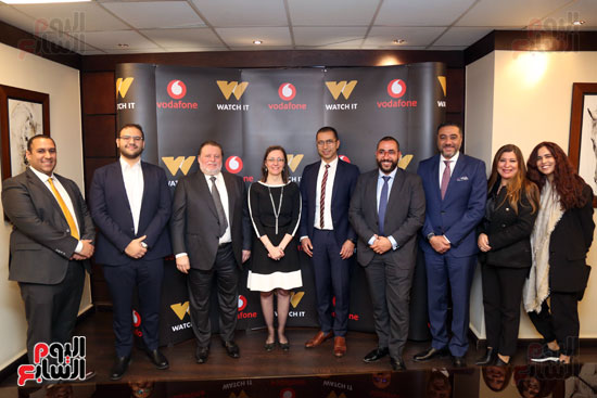 الاحتفال بتوقيع  اتفاقية بين فودافون مصر مع WATCH IT