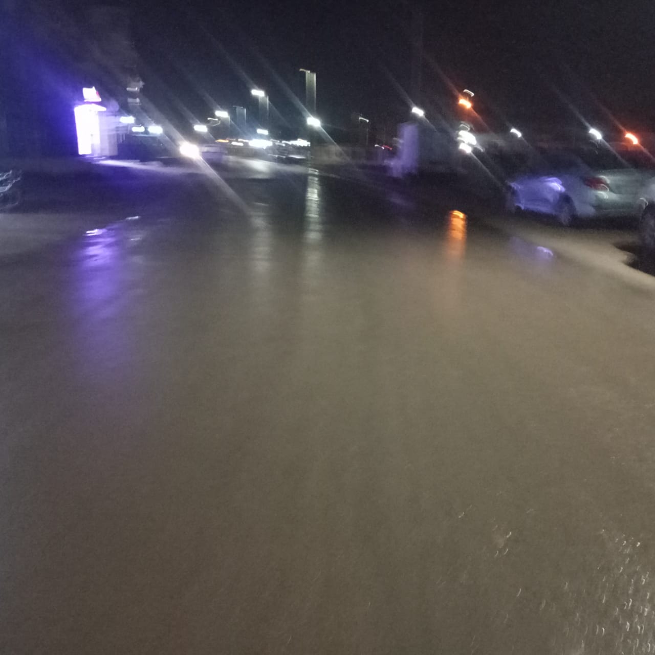 هطول الأمطار بكفر الشيخ