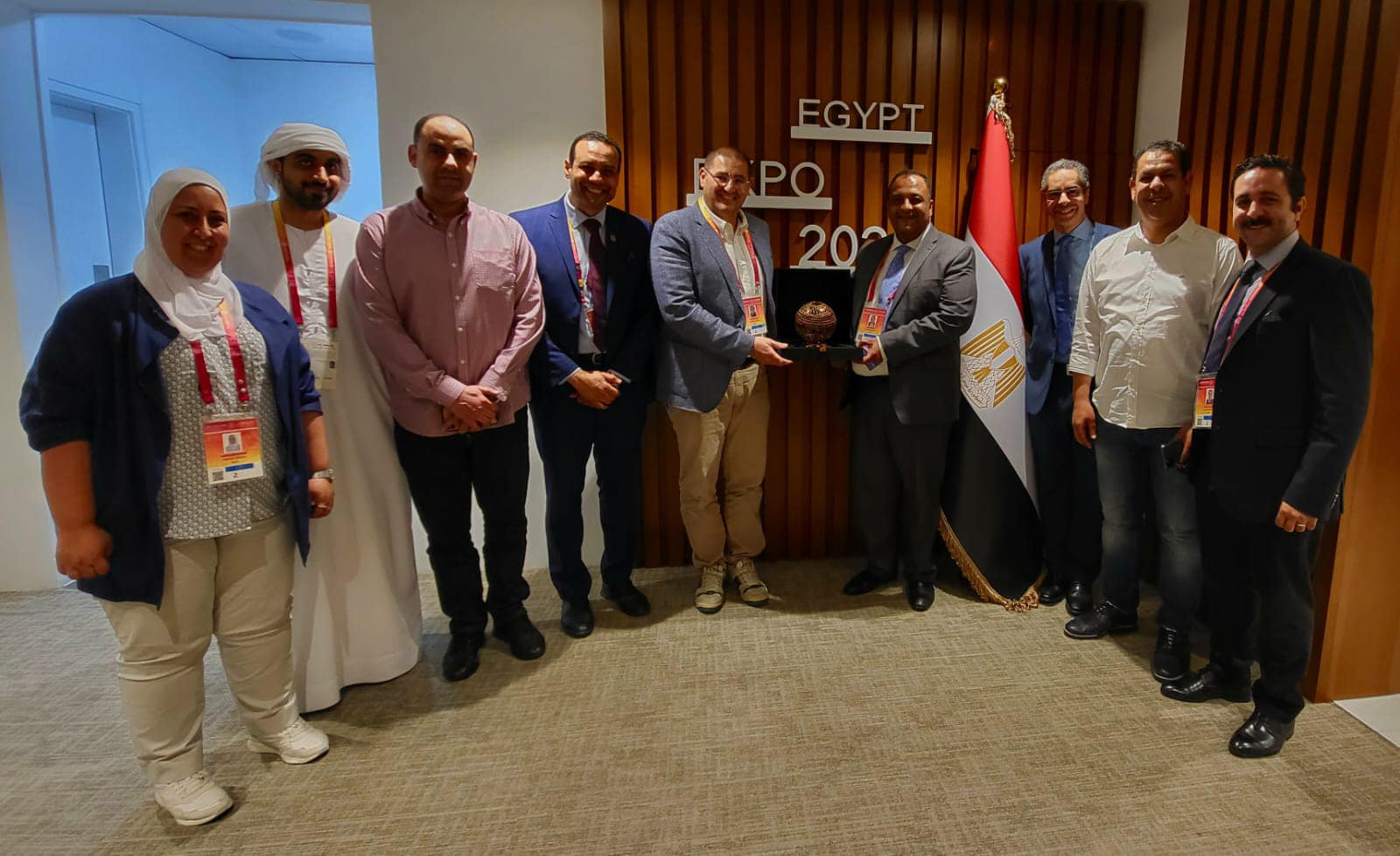 تكريم جناح مصر في إكسبو دبي 2020
