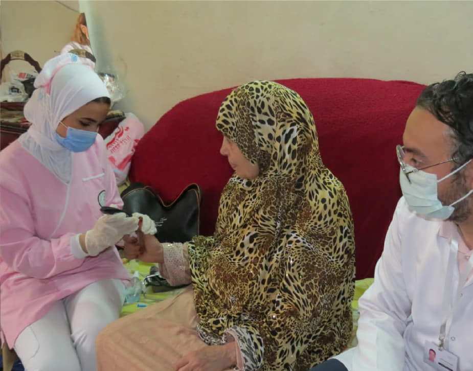 فعاليات مبادرة رمضانك صحة للمتابعة الطبية المنزلية  (3)
