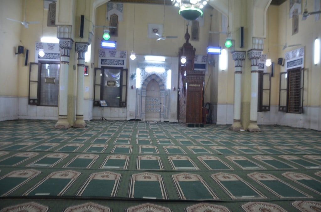 المسجد بعد عمليات التطوير باسنا