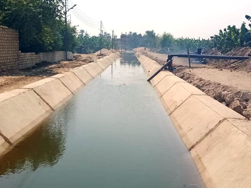 تبطين 47 ترعة خلال عام 2021 (5) (2)