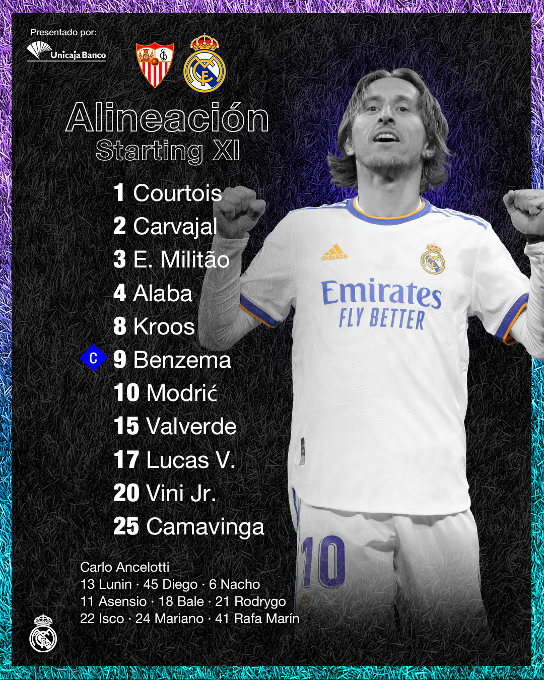 تشكيل ريال مدريد
