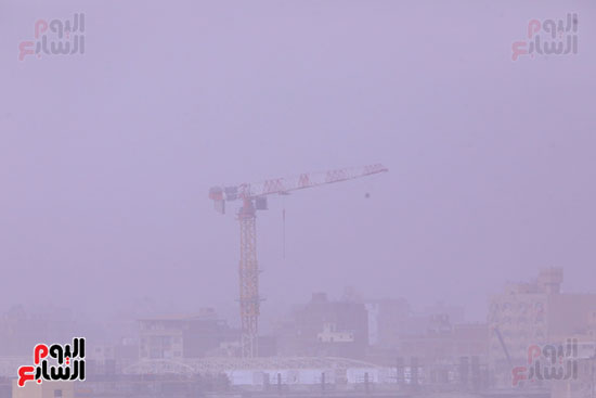شبورة مائية تغطى سماء القاهرة الكبرى (9)