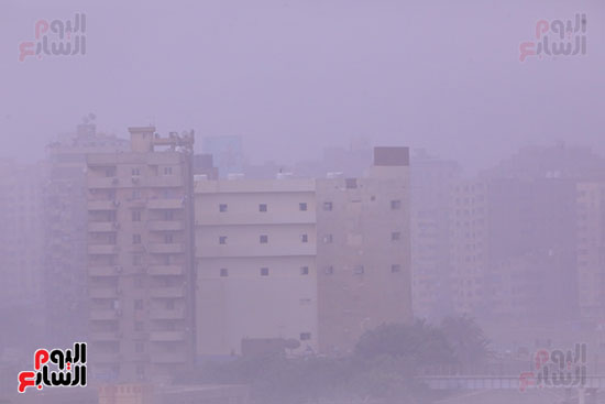 شبورة مائية تغطى سماء القاهرة الكبرى (10)