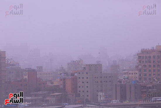 شبورة مائية تغطى سماء القاهرة الكبرى (11)